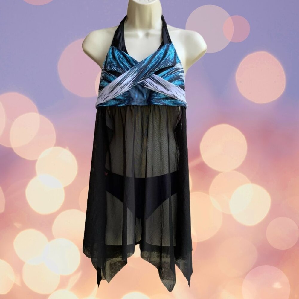 Women's Swimwear Halter top with Mesh Size L